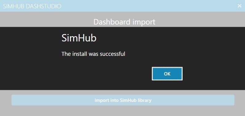 SimHub設定画面